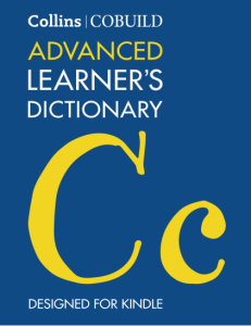 Collins COBUILD Advanced Learner’s Dictionary