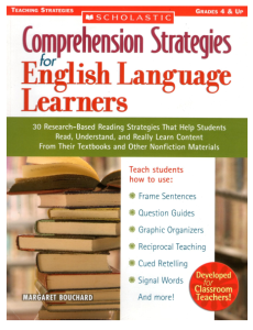 Comprehension Strategies for English Language L...