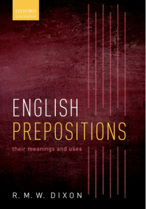 English Prepositions Their Meanings and Uses