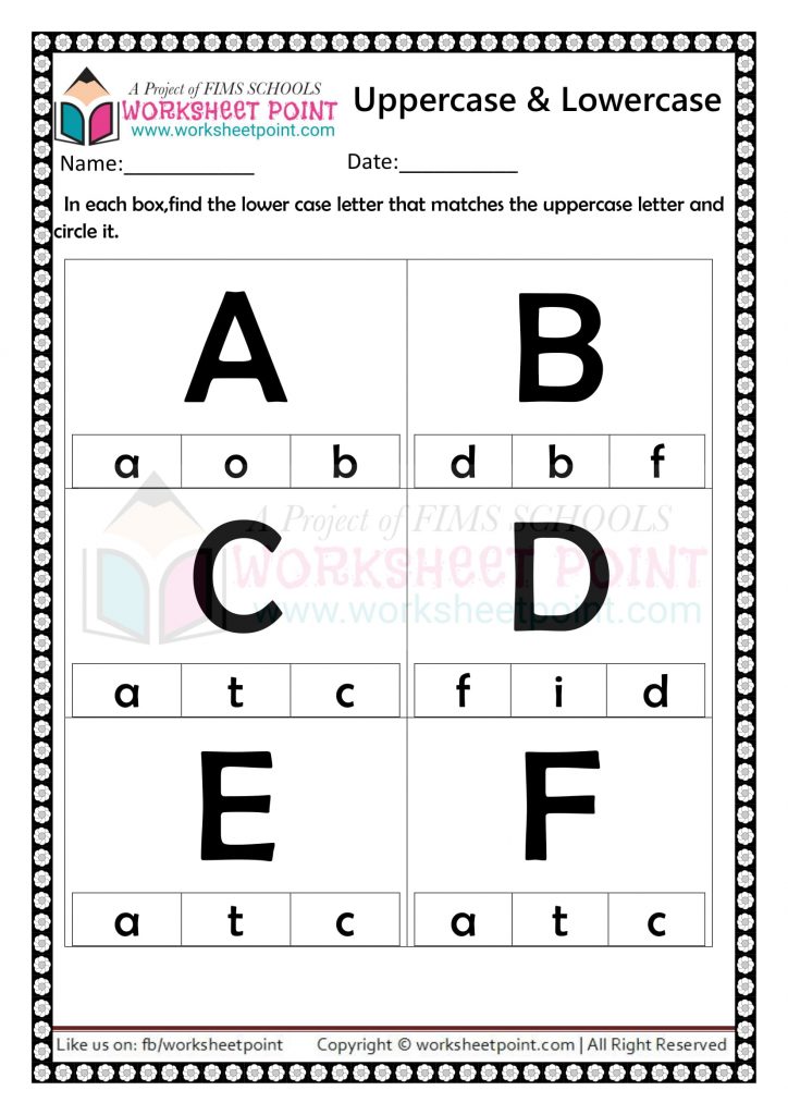 Worksheet Point # 1 Free Educational Site For Pre-School to Grade 12.