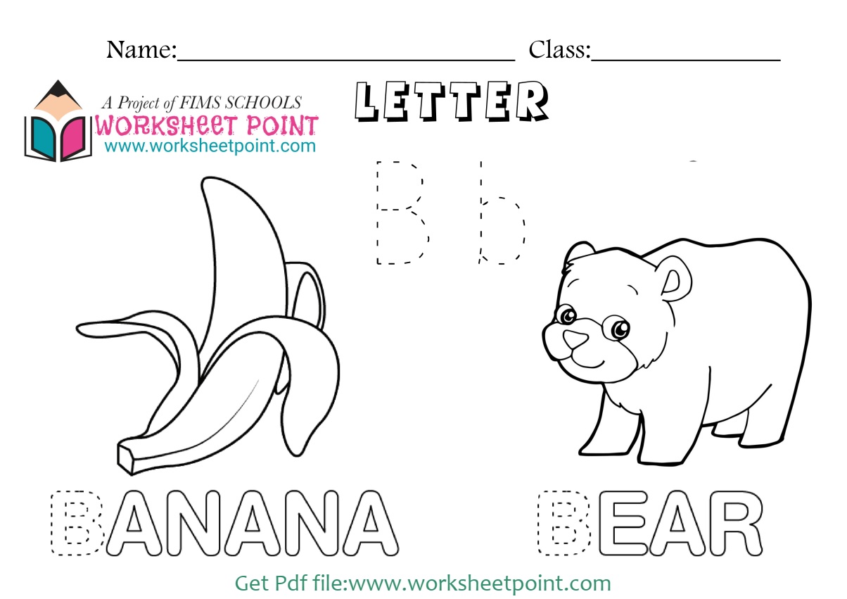 Alphabet coloring activities for kids - Worksheet Point