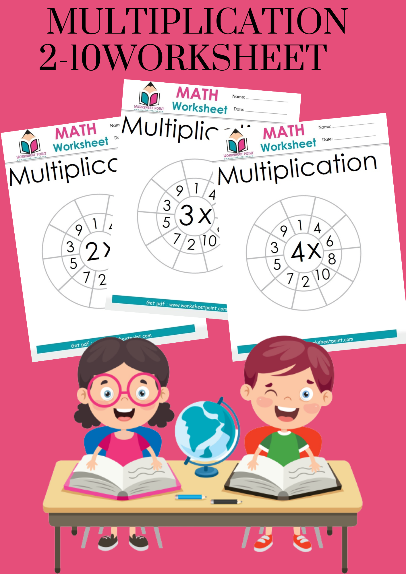 Rich Rusults on Google's SERP when searching for 'Multiplication 2 -10 Math Worksheet'