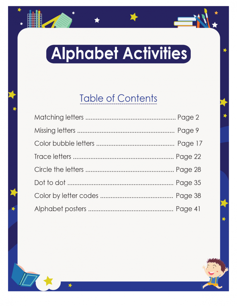Rich Results on Google's SERP when searching for '1. Alphabet Activities'
