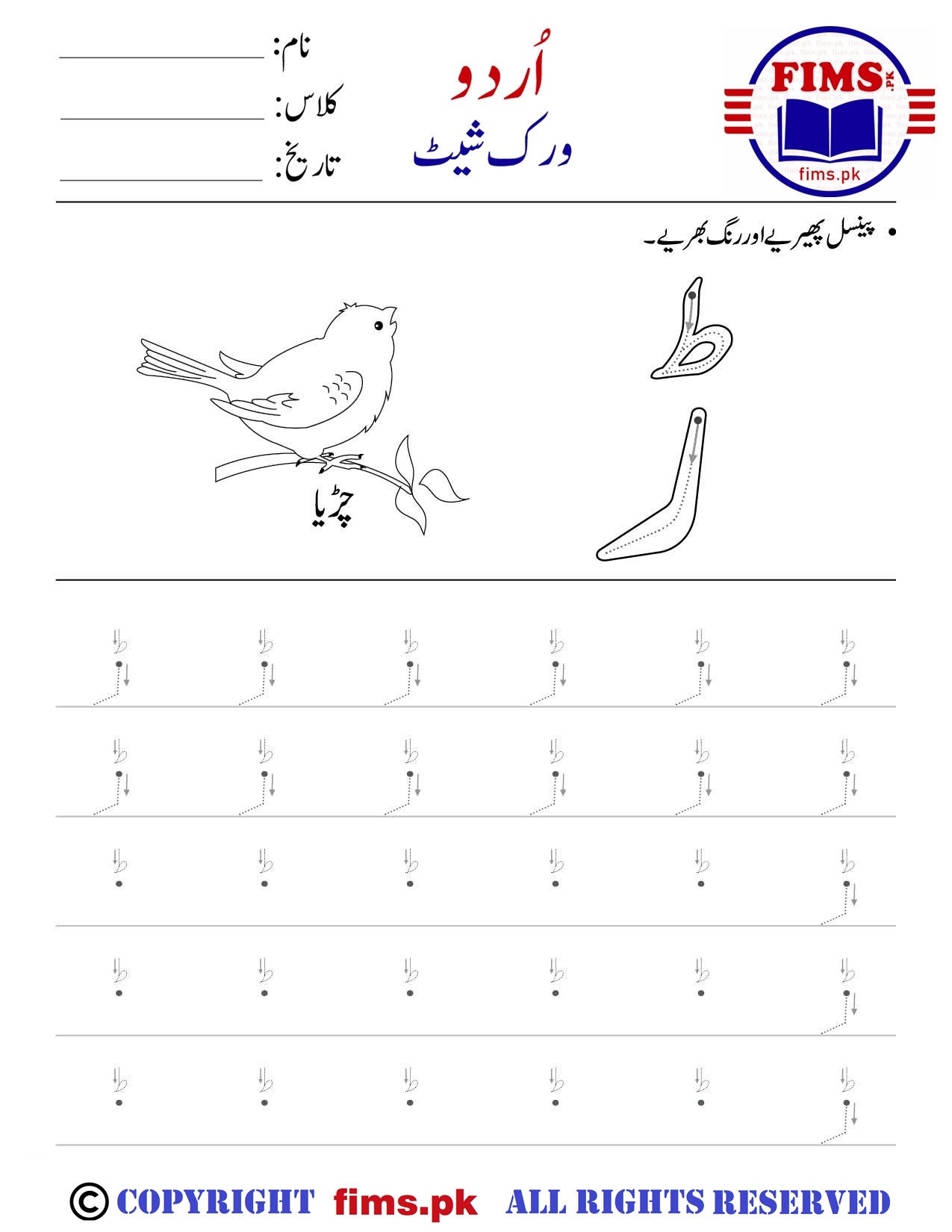 Word-Families - Free Printable Worksheets- Download Pdf