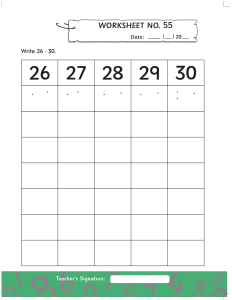 Math Worksheets for Nursery Pack 2 - Free Printable Worksheets ...