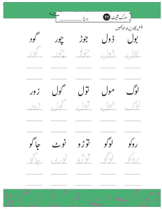 Urdu Worksheets for K.G Prep Pack 1 Kindergarten - Free Printable ...