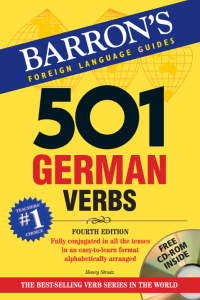 501 German Verbs (Barrons Foreign Language Guid.