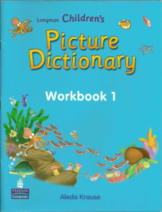 Childrens Picture Dictionary Workbook 1