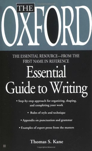 The oxford essential guide to writing