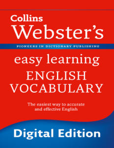 Webster’s Easy Learning English Vocabulary