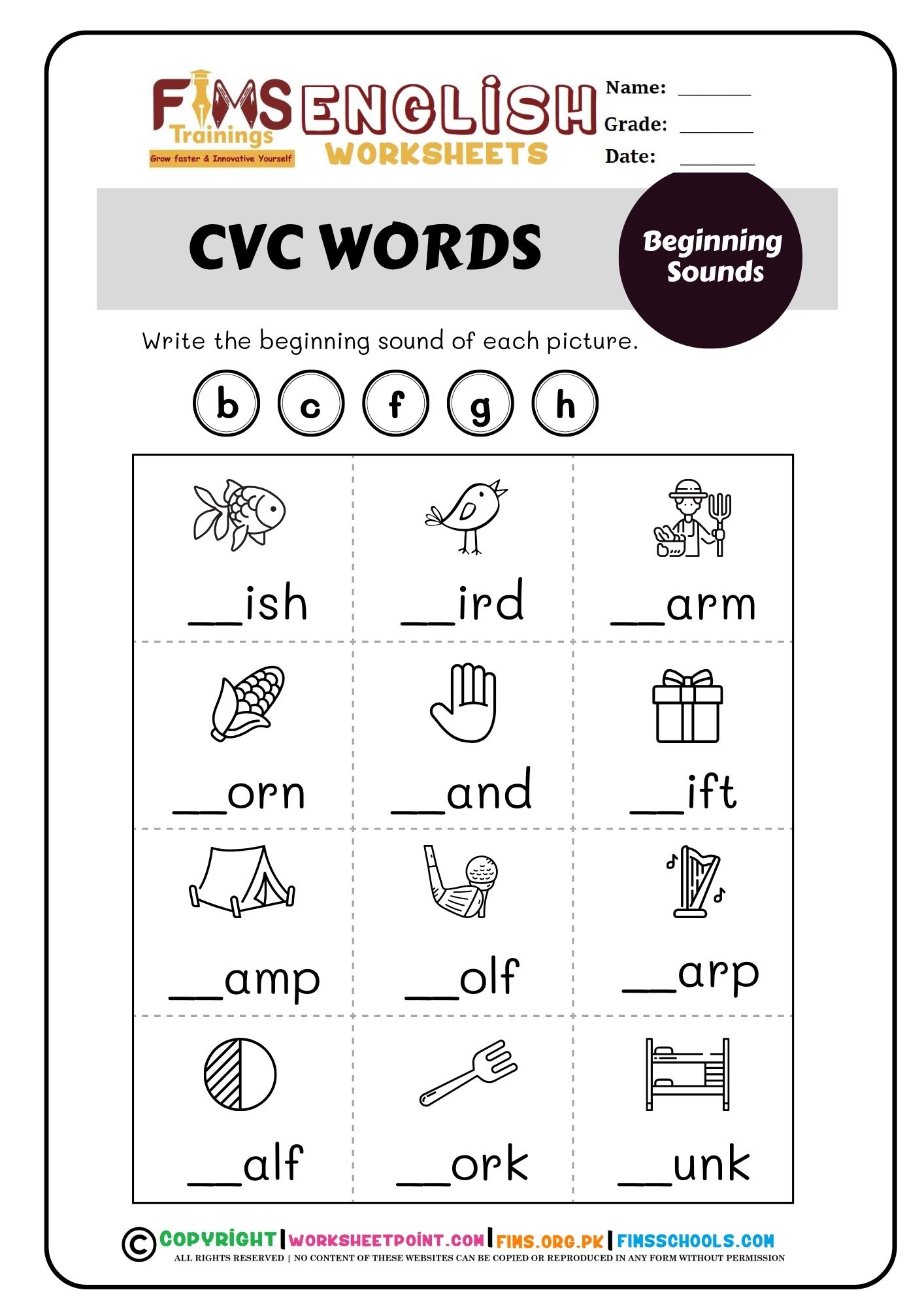 Rich Results on Google's SERP when searching for "free CVC Words Worksheets"