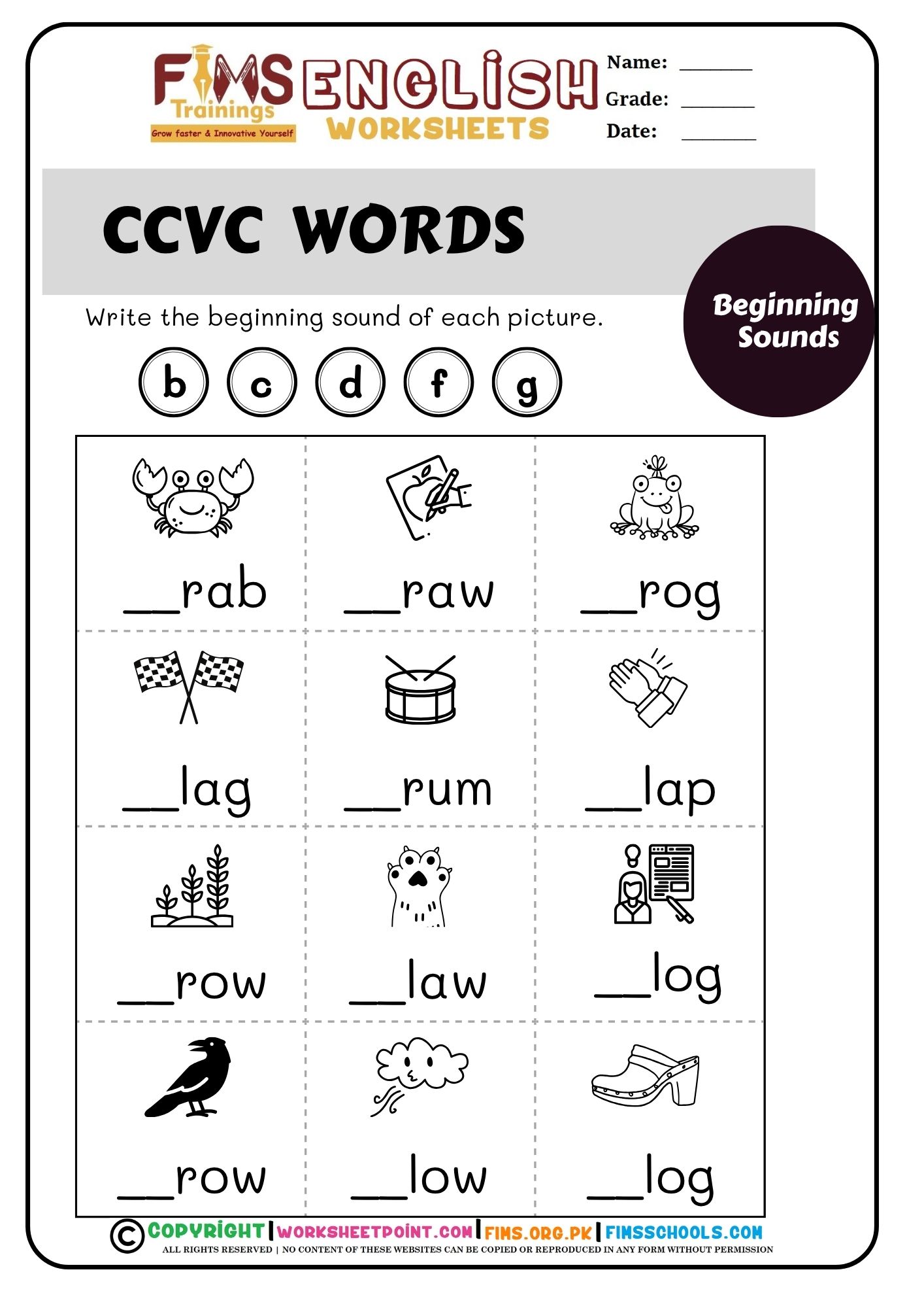 Rich Results on Google's SERP when searching for "free CVC Words Worksheets"