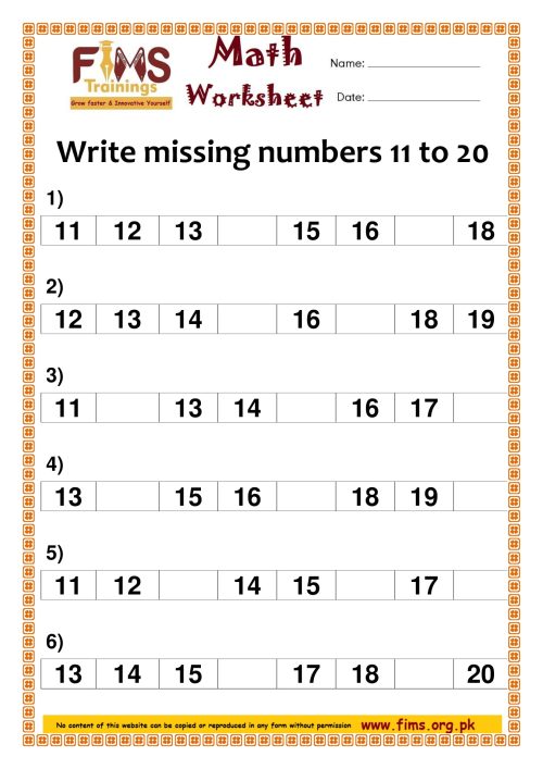 Math Activities for Pre School-04 Rich Rusults on Google's SERP when searching for 'Math Worksheets'