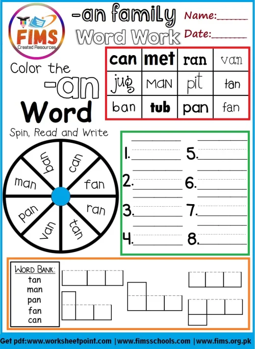 Rich Rusults on Google's SERP when searching for 'CVC Word Family worksheets'